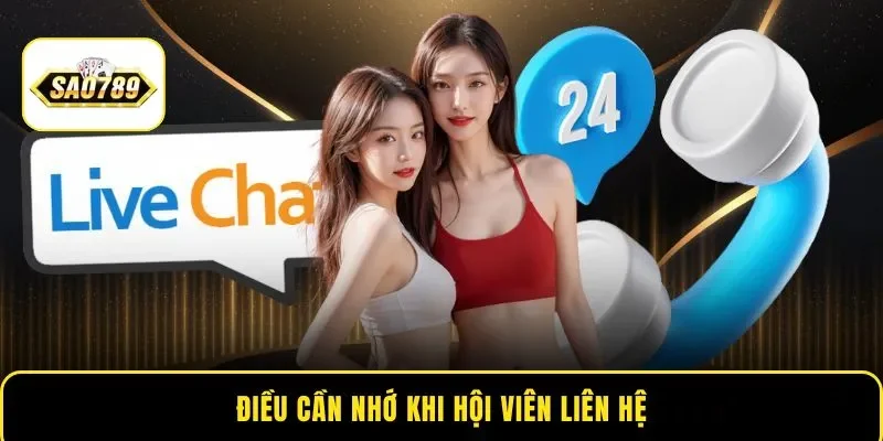 Điều cần nhớ khi hội viên liên hệ