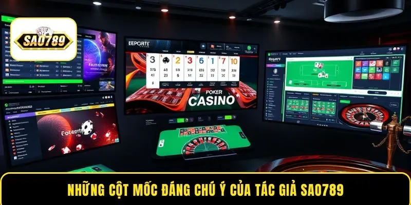 Những cột mốc đáng chú ý của tác giả Sao789